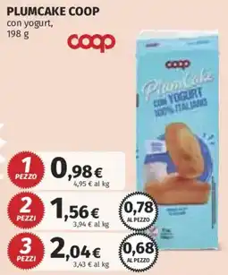Ipercoop Plumcake Coop con yogurt offerta