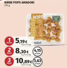 Ipercoop Birbe pops Amadori offerta