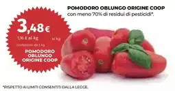 Ipercoop Pomodoro oblungo origine Coop offerta