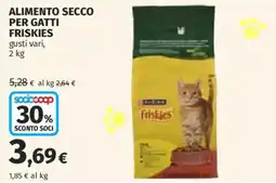 Ipercoop Alimento secco per gatti Friskies offerta