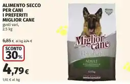 Ipercoop Alimento secco per cani Miglior cane offerta