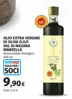 Ipercoop Olio extra vergine di oliva D.O.P. Val di Mazara Manzella offerta