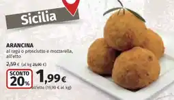 Ipercoop Arancina offerta