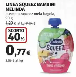 Ipercoop Squeeze Melinda offerta