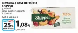 Ipercoop Beveranda a base di frutta Skipper offerta