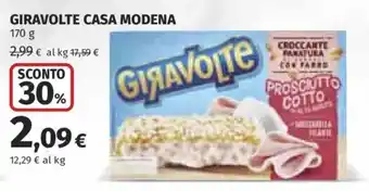 Giravolte prosciutto cotto