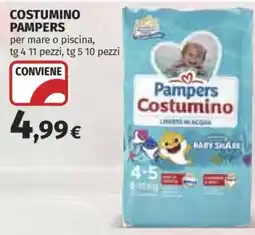 Ipercoop Pampers Costumino offerta