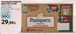 Ipercoop Pampers Baby-dry Mutandino offerta