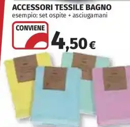 Ipercoop Accessori tessile bagno offerta