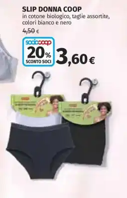 Ipercoop Slip donna coop offerta