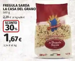 Ipercoop Fregula sarda La casa del grano offerta