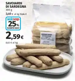 Ipercoop Savoiardi di Sardegna offerta