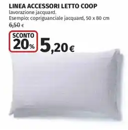 Ipercoop Copriguanciale jacquard offerta