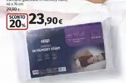 Ipercoop Copp guanciale in memory foam offerta