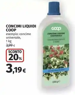Ipercoop Concimi liquidi Coop offerta