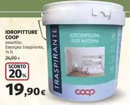 Ipercoop Idropitture Coop traspirante offerta