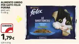 Ipercoop Alimento umido per gatti Felix offerta