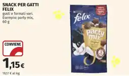 Ipercoop Snack per gatti Felix party mix offerta