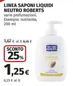Ipercoop Saponi liquidi Neutro Roberts offerta