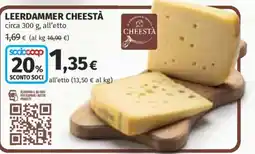 Ipercoop Leerdammer Cheesta offerta