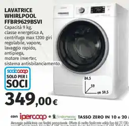 Ipercoop Lavatrice Whirlpool offerta