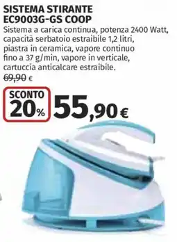 Ipercoop Sistema stirante EC9003G-GS Coop offerta