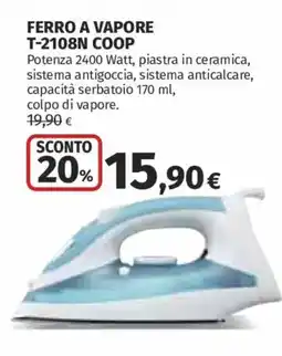 Ipercoop Ferro a vapore T-2108N Coop offerta