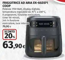Ipercoop Friggitrice ad aria Coop offerta