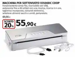 Ipercoop Macchina per sottovuoto V3500DC Coop offerta