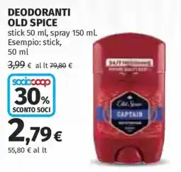 Ipercoop Deodorante old spice offerta