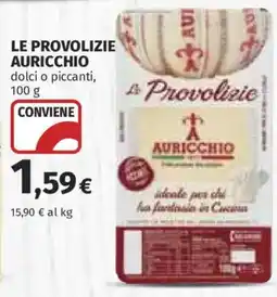 Ipercoop Le Provolizie Auricchio offerta