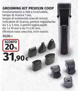 Ipercoop Grooming kit PR3053N Coop offerta