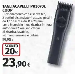 Ipercoop Tagliacapelli Pr3070l Coop offerta