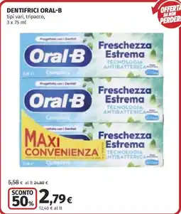 Ipercoop Dentifrici Oral-B offerta