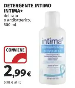 Ipercoop Detergente intimo Intima+ delicato o antibatterico offerta