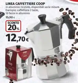 Ipercoop Caffettiera Coop offerta