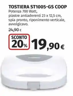 Ipercoop Tostiera ST1005-GS Coop offerta