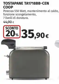Ipercoop Tostapane Coop offerta