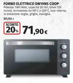 Ipercoop Forno elettrico Coop offerta