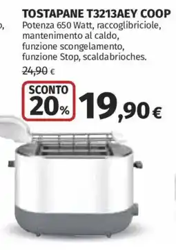 Ipercoop Tostapane T3213AEY Coop offerta