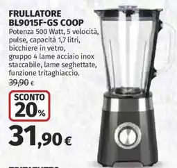 Ipercoop Frullatore BL9015F-GS Coop offerta
