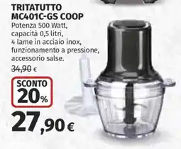 Ipercoop Tritatutto MC401C-GS Coop offerta