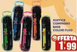 Maury's Xoffice compasso base colori fluo offerta