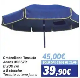 Orizzonte Ombrellone Tessuto Jeans offerta
