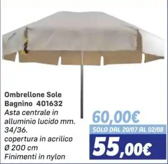 Ombrellone Sole Bagnino