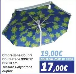 Orizzonte Ombrellone Colibri Doubleface offerta