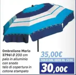 Orizzonte Ombrellone Merlo offerta