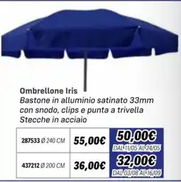Orizzonte Ombrellone Iris offerta