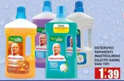 Maury's Detersivo pavimenti Mastrolindo offerta