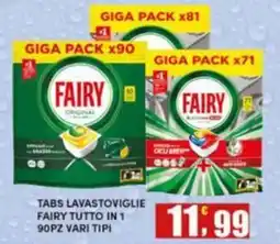 Maury's Tabs lavastoviglie Fairy tutto in 1 offerta